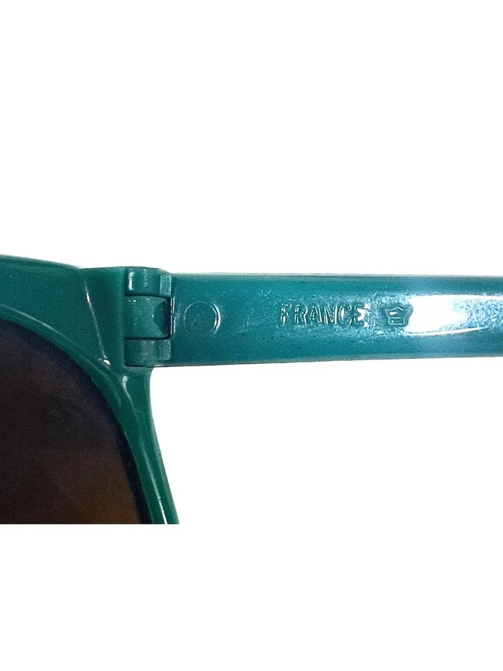 Vintage Vuarnet 002 Aqua Turquoise Classic Mineral Glass 80s